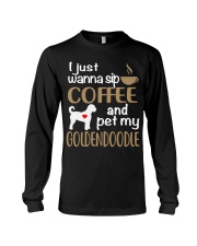 Sip Coffee With My Goldendoodle Long Sleeve Tee thumbnail