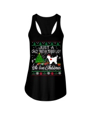 TIBETAN TERRIER CHRISTMAS Ladies Flowy Tank thumbnail