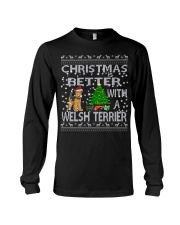 Christmas Is Better With A Welsh Terrier Long Sleeve Tee thumbnail
