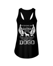 My Guardian Angel Is A Dogo Argentino Ladies Flowy Tank thumbnail