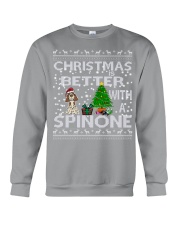 Christmas Is Better With A Spinone Crewneck Sweatshirt tile