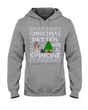 Christmas Is Better With A Spinone Hooded Sweatshirt thumbnail
