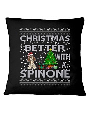 Christmas Is Better With A Spinone Square Pillowcase thumbnail