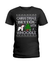 Christmas Is Better With A Whoodle Ladies T-Shirt thumbnail