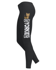 CRAZY YORKIE LADY LEGGING Ladies Leggings left