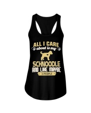 All I Care About Is My Schnoodle Ladies Flowy Tank thumbnail