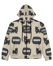Shorkie Women's All Over Print Full Zip Hoodie thumbnail
