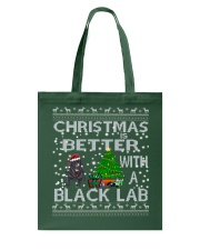 Christmas Is Better With A Black Lab Tote Bag thumbnail