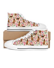 Bloodhound Men's High Top White Shoes thumbnail