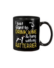 Drink Wine With Rat Terrier Mug thumbnail