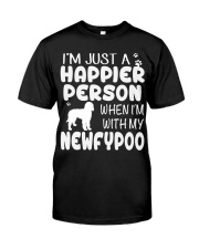 Happier Person Newfypoo Classic T-Shirt front