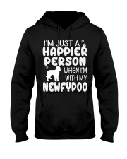 Happier Person Newfypoo Hooded Sweatshirt thumbnail