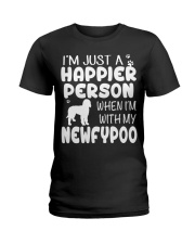 Happier Person Newfypoo Ladies T-Shirt thumbnail