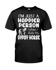Happier Person Gypsy Horse Classic T-Shirt front