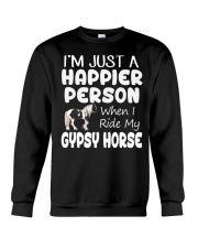 Happier Person Gypsy Horse Crewneck Sweatshirt thumbnail
