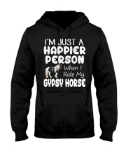 Happier Person Gypsy Horse Hooded Sweatshirt thumbnail