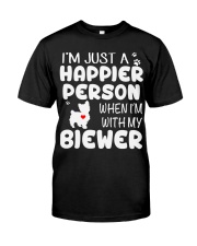 Happier Person Biewer Terrier Classic T-Shirt front