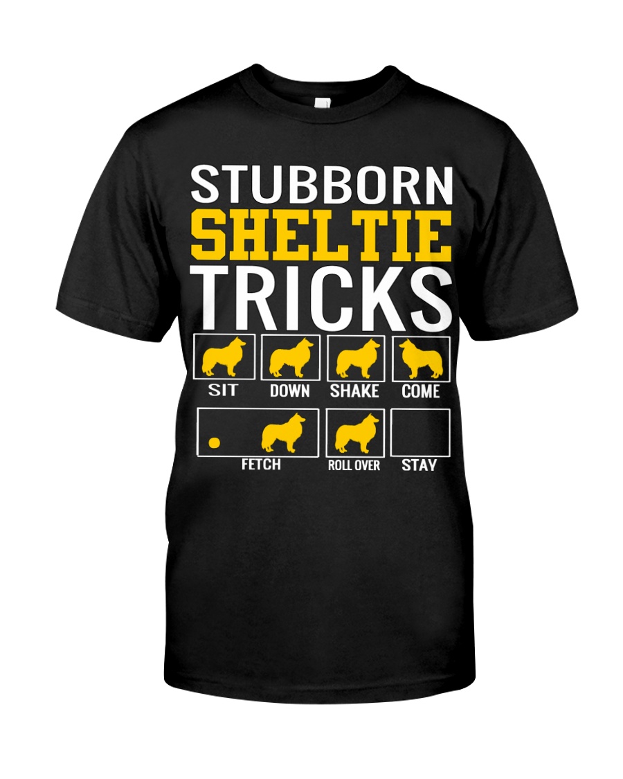 Stubborn Sheltie Tricks Classic T-Shirt
