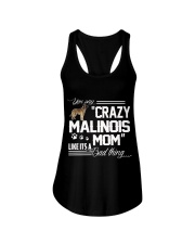 CRAZY BELGIAN MALINOIS MOM Ladies Flowy Tank thumbnail