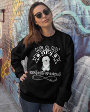 Old English Sheepdog OES Is In My Heart And Soul Crewneck Sweatshirt lifestyle-unisex-sweatshirt-front-3