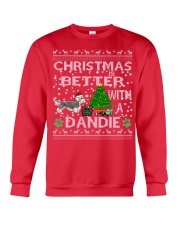 Christmas Is Better With A Dandie Crewneck Sweatshirt front