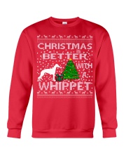 Christmas Is Better With A Whippet Crewneck Sweatshirt front