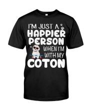 Happier Person Coton de Tulear Classic T-Shirt front
