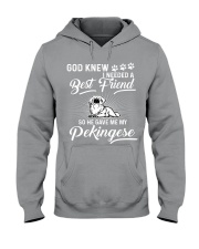 God Sent Best Friend Is My Pekingese Hooded Sweatshirt thumbnail