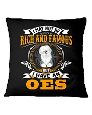 Rich And Famous WIth OES Old English Sheepdog Square Pillowcase thumbnail