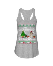 Crazy Spinone Lady Who Loves Christmas Ladies Flowy Tank thumbnail