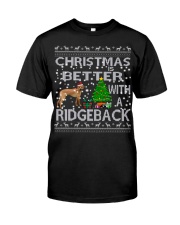 Christmas Is Better With A Rhodesian Ridgeback Classic T-Shirt thumbnail
