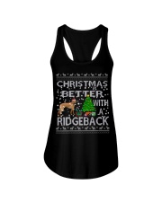 Christmas Is Better With A Rhodesian Ridgeback Ladies Flowy Tank thumbnail