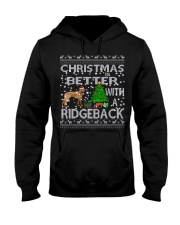 Christmas Is Better With A Rhodesian Ridgeback Hooded Sweatshirt thumbnail