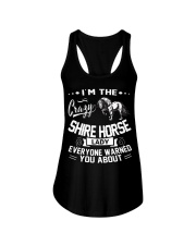 CRAZY SHIRE HORSE LADY Ladies Flowy Tank thumbnail