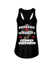 A House Is Home With German Shepherd Dog Ladies Flowy Tank thumbnail