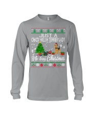 Crazy Welsh Terrier Lady Who Loves Christmas Long Sleeve Tee thumbnail