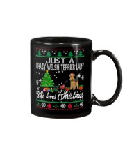 Crazy Welsh Terrier Lady Who Loves Christmas Mug thumbnail