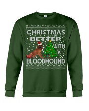 Christmas Is Better WIth A Bloodhound Crewneck Sweatshirt front