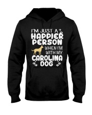 Happier Person Carolina Dog Hooded Sweatshirt thumbnail