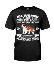 Saint Bernard Mom Classic T-Shirt front