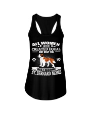 Saint Bernard Mom Ladies Flowy Tank thumbnail