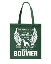 My Guardian Angel Is A Bouvier Tote Bag thumbnail