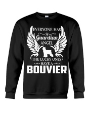 My Guardian Angel Is A Bouvier Crewneck Sweatshirt thumbnail