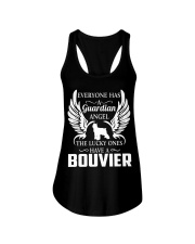 My Guardian Angel Is A Bouvier Ladies Flowy Tank thumbnail
