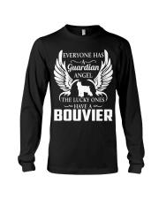 My Guardian Angel Is A Bouvier Long Sleeve Tee thumbnail