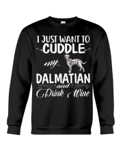 I Just Want Cuddle My Dalmatian Crewneck Sweatshirt thumbnail