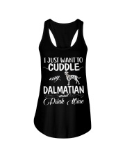 I Just Want Cuddle My Dalmatian Ladies Flowy Tank thumbnail