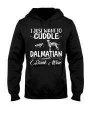 I Just Want Cuddle My Dalmatian Hooded Sweatshirt thumbnail
