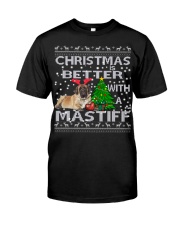 Christmas Is Better WIth A Mastiff Classic T-Shirt thumbnail