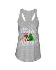 Christmas Is Better WIth A Mastiff Ladies Flowy Tank thumbnail